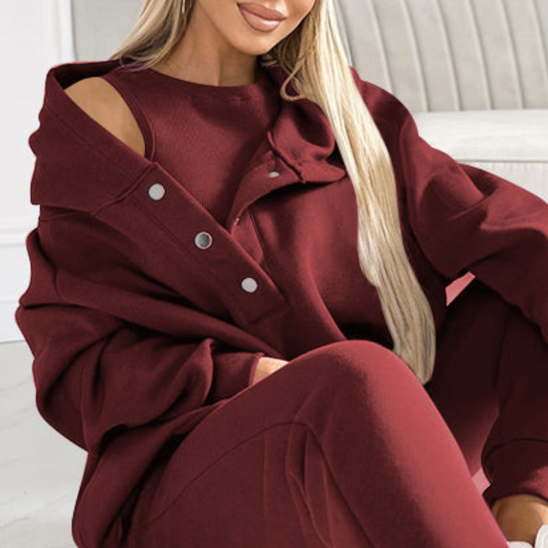 Women's Casual Hooded Sweatshirt – Versatile Hoodie