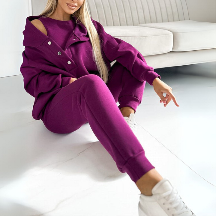 Women's Casual Hooded Sweatshirt – Versatile Hoodie