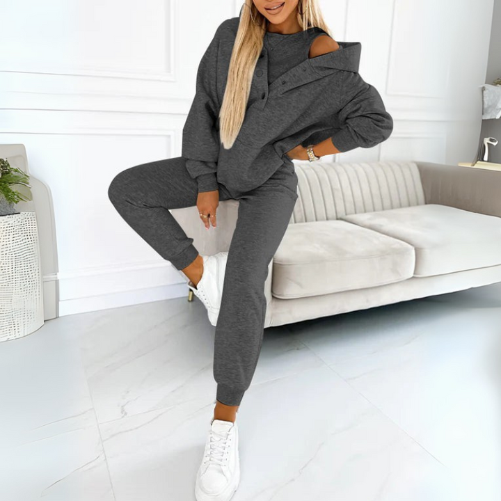 Women's Casual Hooded Sweatshirt – Versatile Hoodie