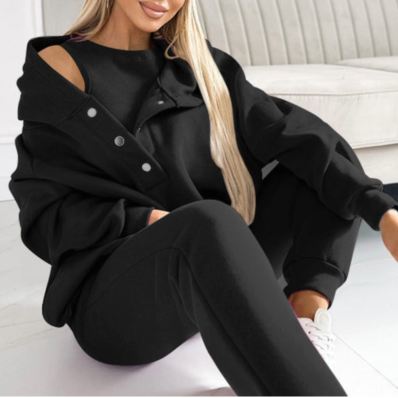 Women's Casual Hooded Sweatshirt – Versatile Hoodie