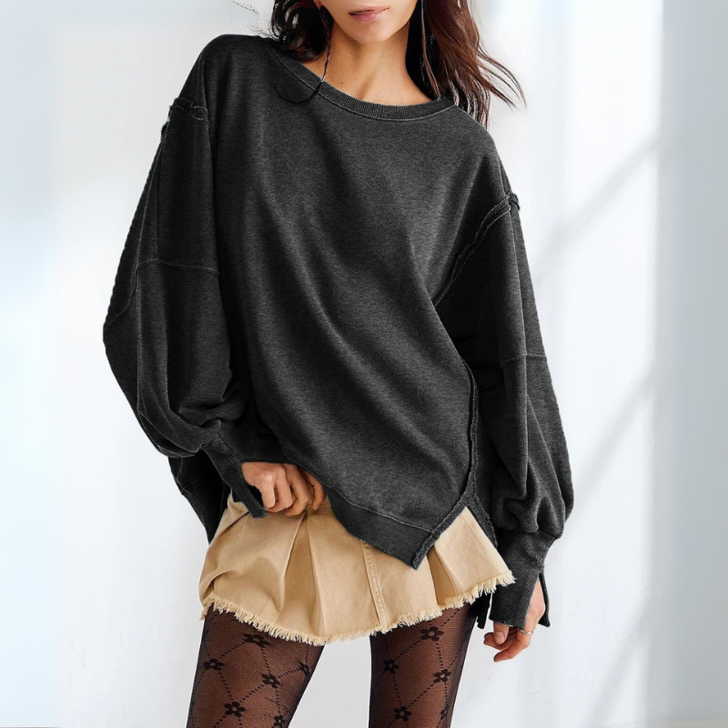 Women's Casual Loose Sweater for Minimalist Style