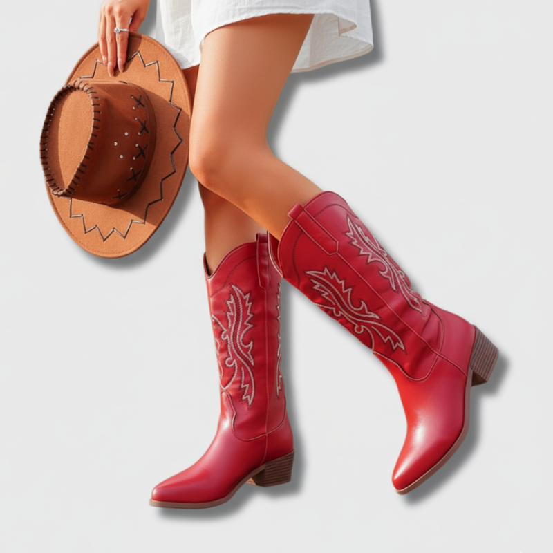 Women's Cowboy Ankle Boots – Modern Cowgirl Style