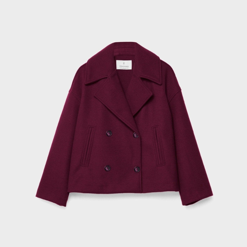 Women's Double-Breasted Short Jacket – Tailored Casual & Formal Style