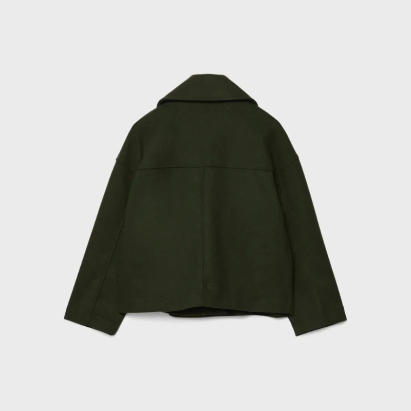 Women's Double-Breasted Short Jacket – Tailored Casual & Formal Style