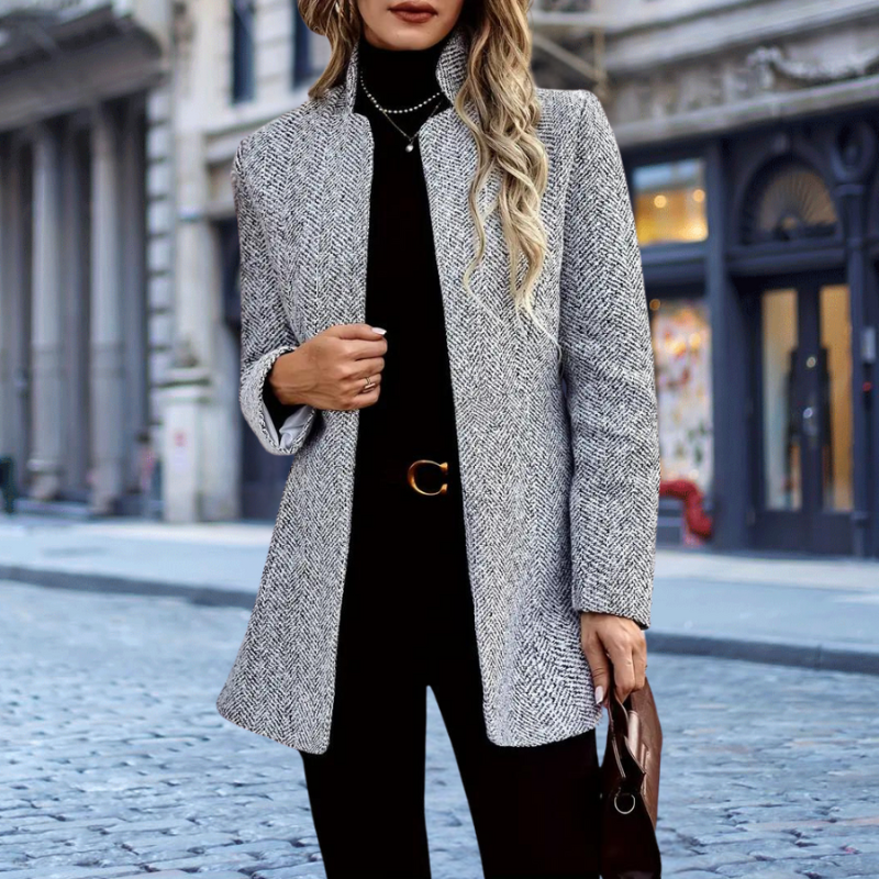 Women's Elegant Blazer – Structured Design for Casual Wear