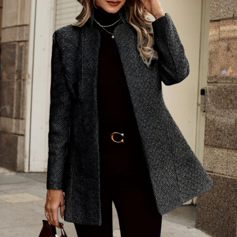 Women's Elegant Blazer – Structured Design for Casual Wear