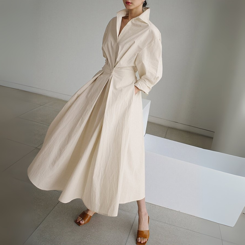 Women's Elegant Pleated Cocktail Maxi Dress