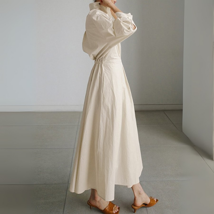 Women's Elegant Pleated Cocktail Maxi Dress