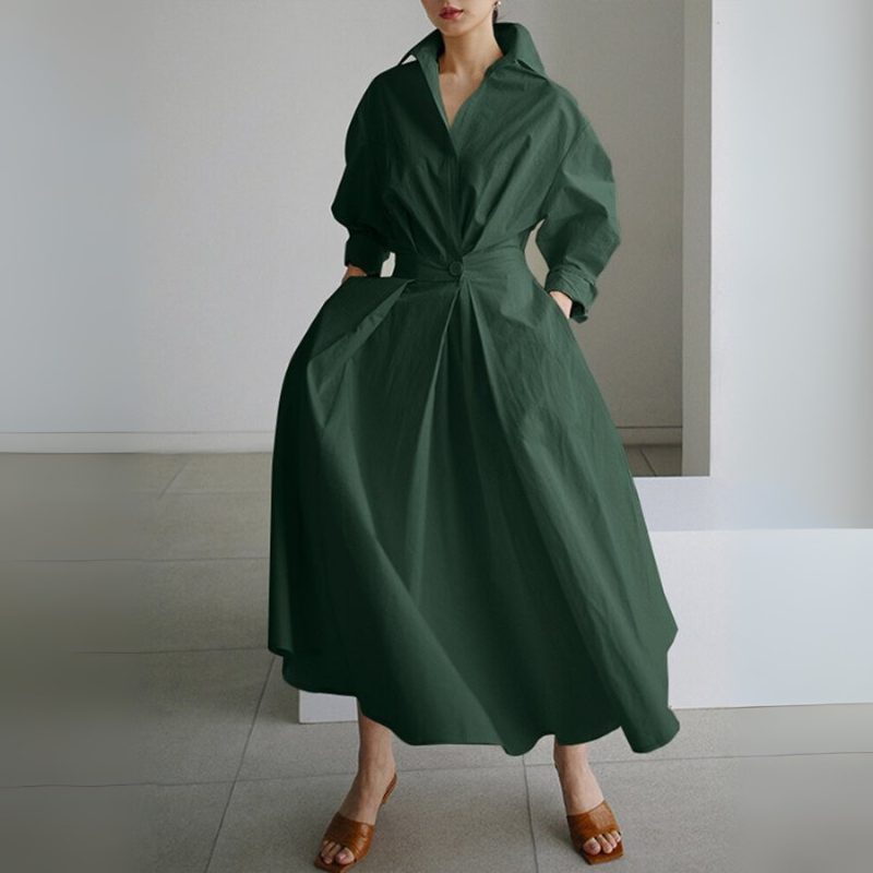 Women's Elegant Pleated Cocktail Maxi Dress