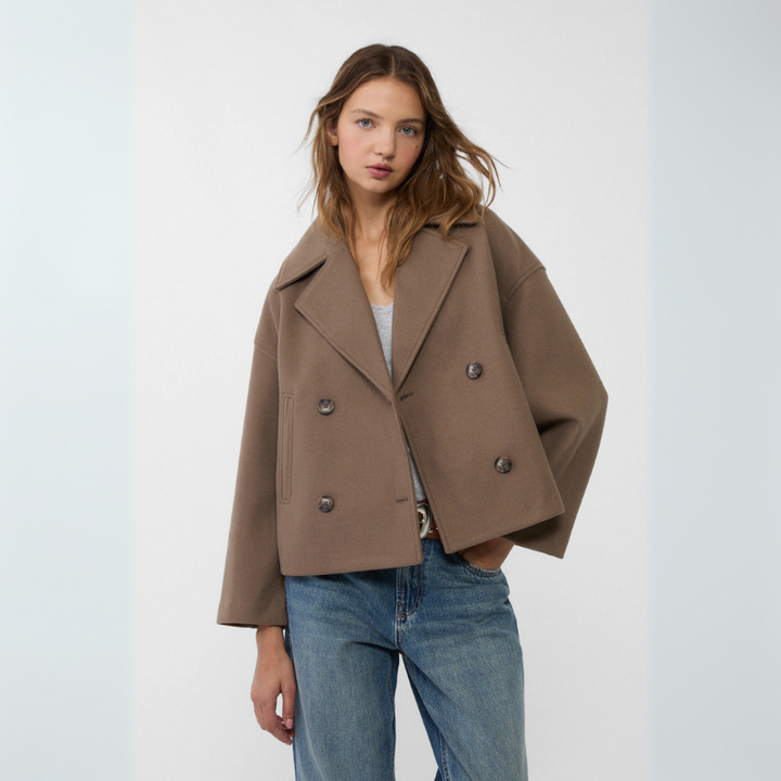 Women's Elegant Short Coat – Timeless & Versatile Style