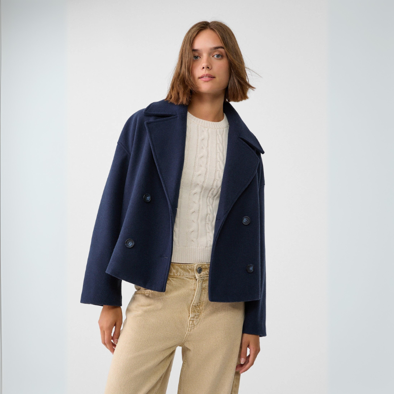 Women's Elegant Short Coat – Timeless & Versatile Style