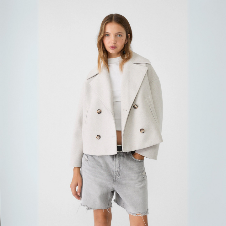 Women's Elegant Short Coat – Timeless & Versatile Style