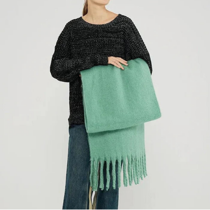 Women's Extra Long Cashmere Scarf – Winter Accessory