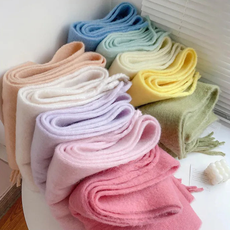 Women's Extra Long Cashmere Scarf – Winter Accessory