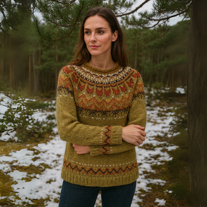 Women's Fair Isle Sweater for Winter Style