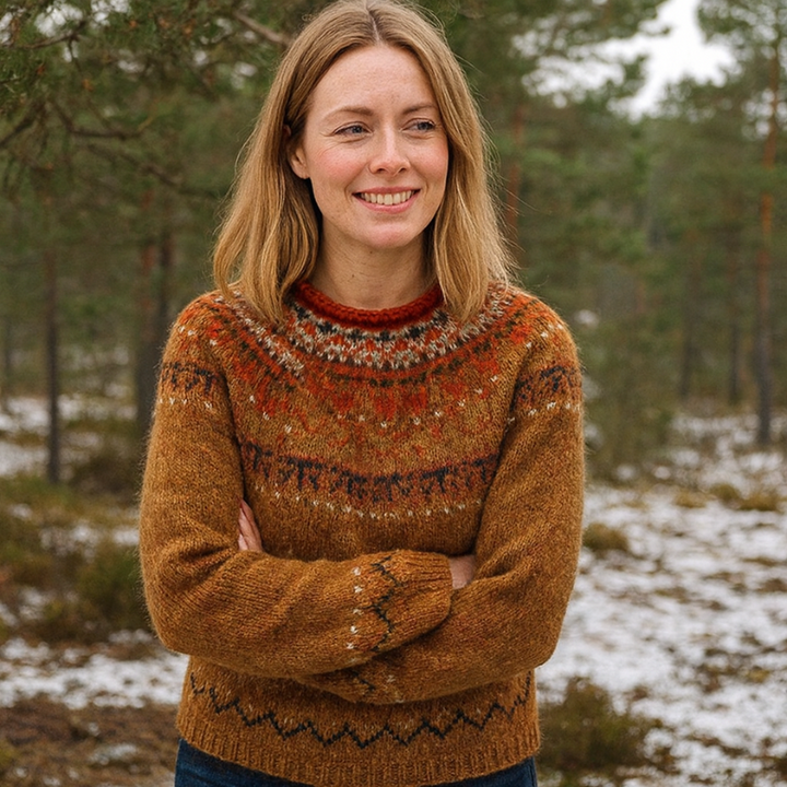 Women's Fair Isle Sweater for Winter Style
