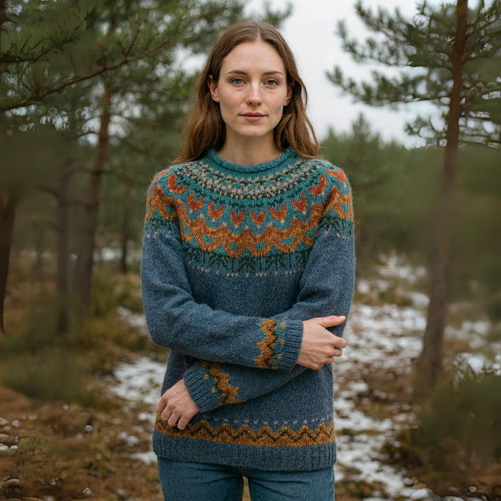 Women's Fair Isle Sweater for Winter Style