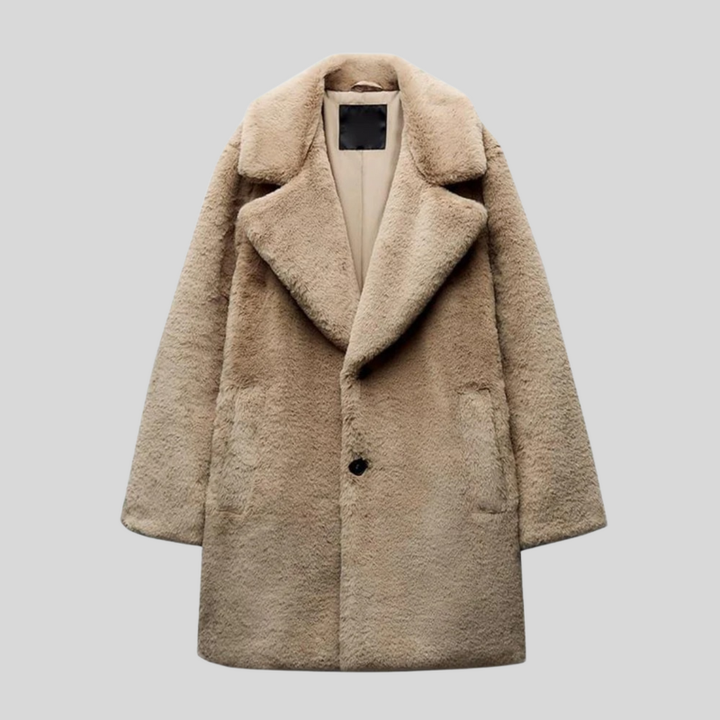 Women's Faux Fur Coat – Oversized Winter Style