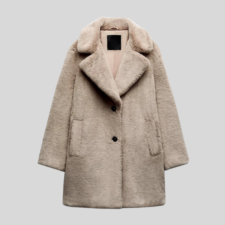 Women's Faux Fur Coat – Oversized Winter Style