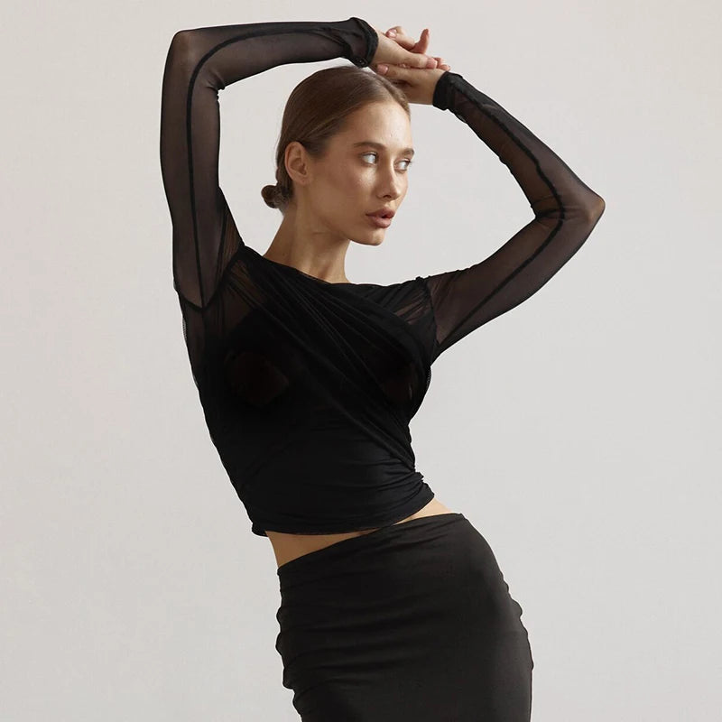 Women's Going Out Top Elegant Skinny Fit Style