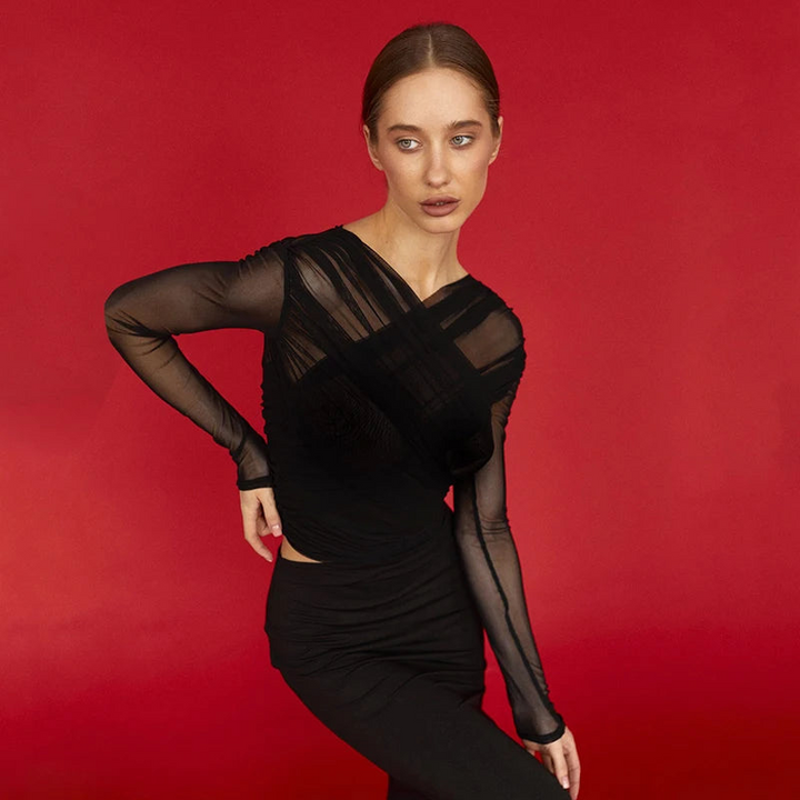 Women's Going Out Top Elegant Skinny Fit Style