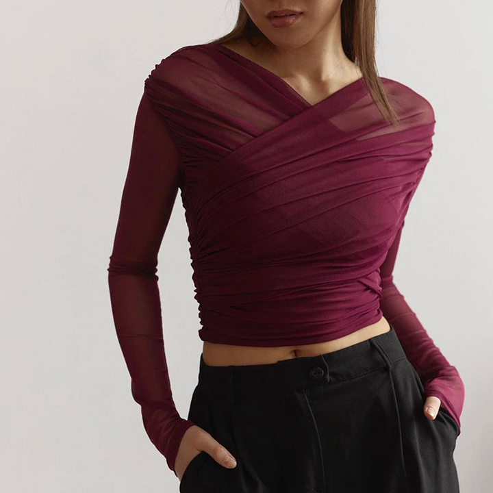 Women's Going Out Top Elegant Skinny Fit Style