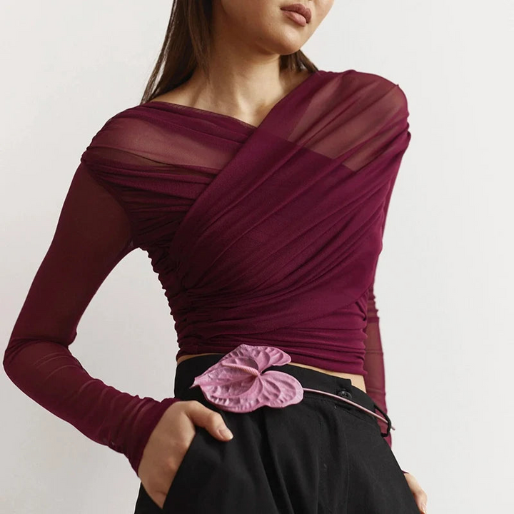 Women's Going Out Top Elegant Skinny Fit Style