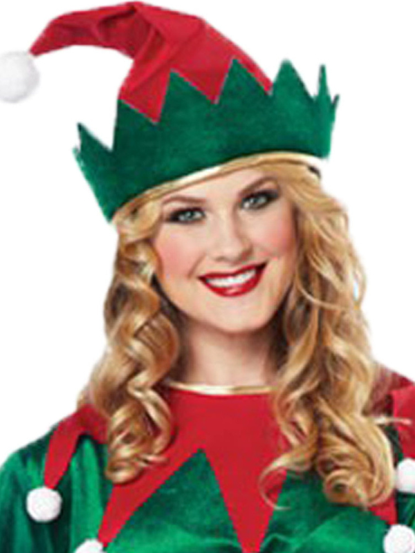 Women's Halloween Elf Costume with Tunic, Hat, Belt, and Leggings for Festive Holiday Parties