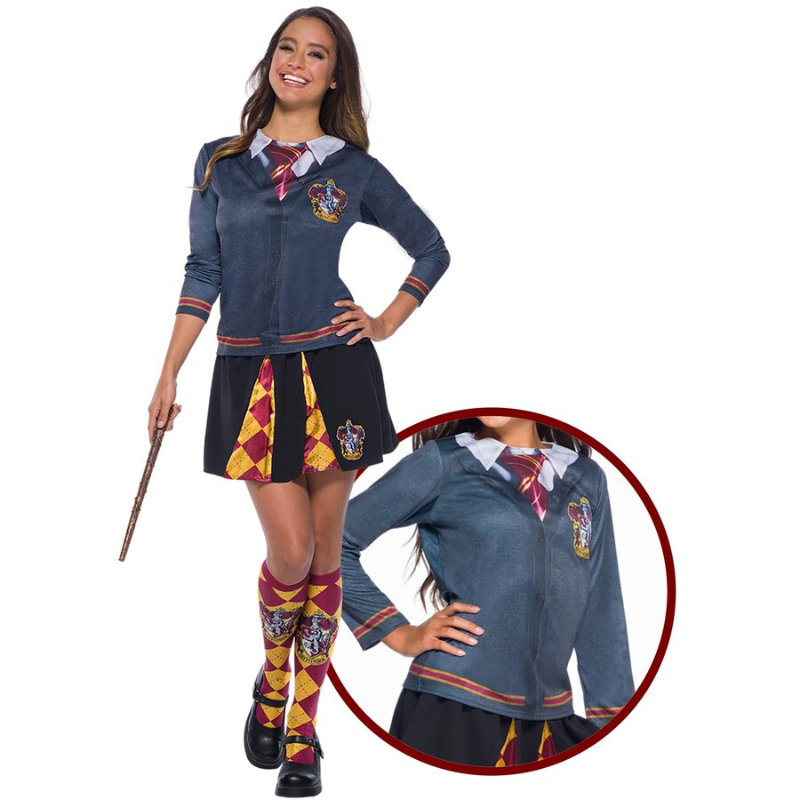 Women's Harry Potter Adult's Gryffindor Halloween Costume Top