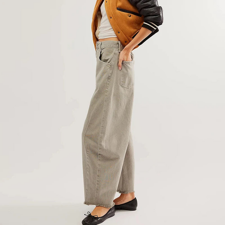 Women's High-Waist Baggy Jeans for Casual Outfits