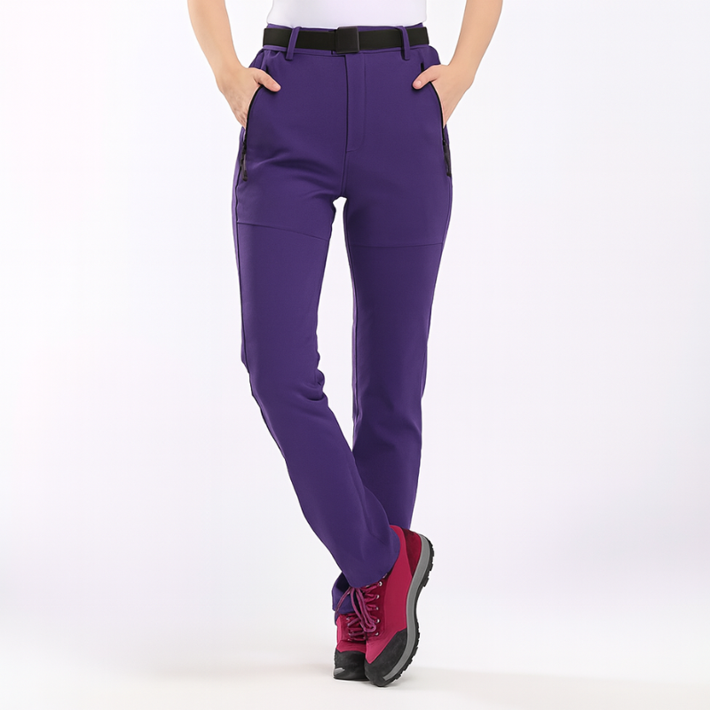 Women's Hiking Pants – Outdoor Trousers with Pockets & Elastic Fit