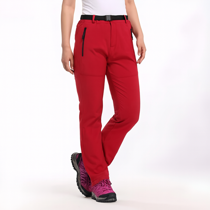 Women's Hiking Pants – Outdoor Trousers with Pockets & Elastic Fit