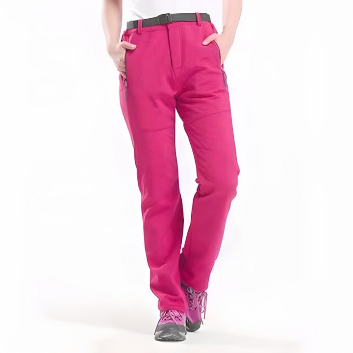Women's Hiking Pants – Outdoor Trousers with Pockets & Elastic Fit