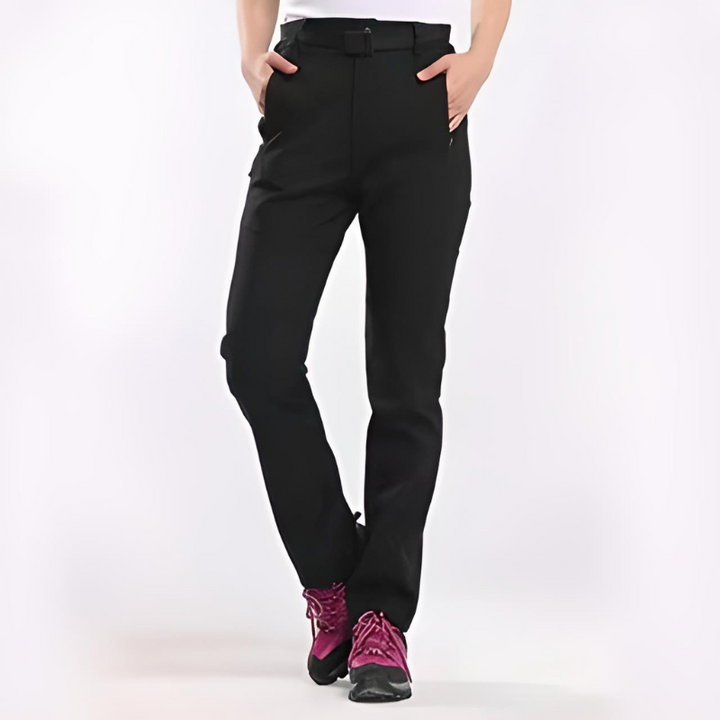 Women's Hiking Pants – Outdoor Trousers with Pockets & Elastic Fit