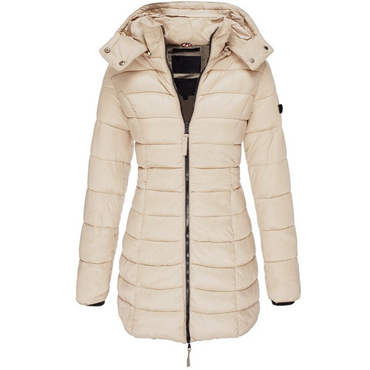 Women’s Hooded Puffer Jacket – Winter Coat