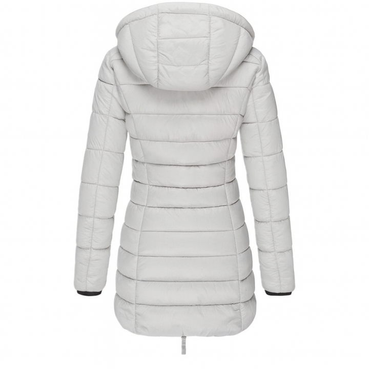Women’s Hooded Puffer Jacket – Winter Coat
