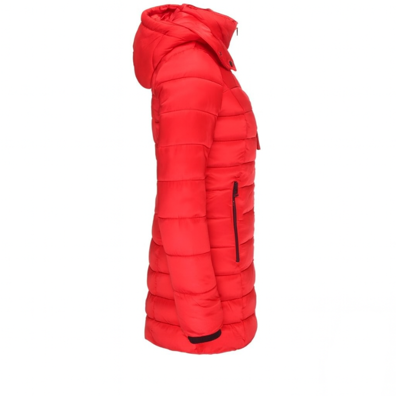 Women’s Hooded Puffer Jacket – Winter Coat