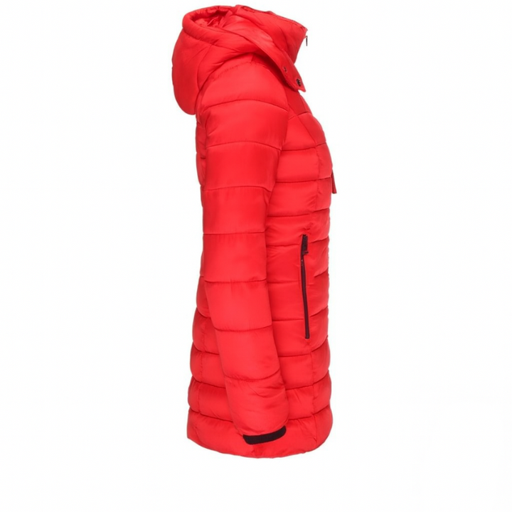 Women’s Hooded Puffer Jacket – Winter Coat
