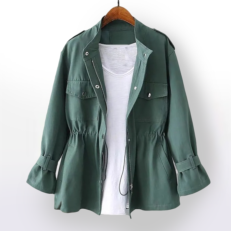 Women's Jacket with Multiple Pockets for Casual Wear