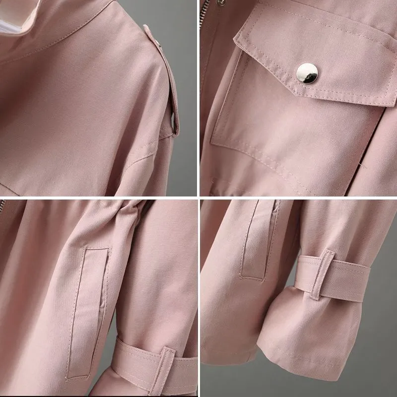 Women's Jacket with Multiple Pockets for Casual Wear