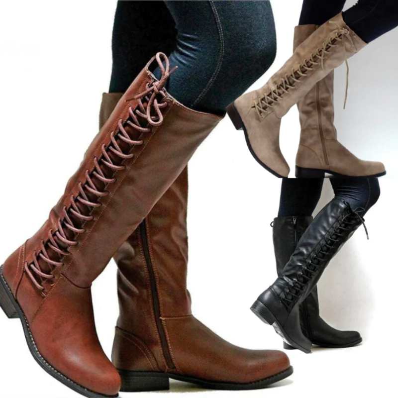 Women's Knee-High Boots - Stylish Everyday Footwear