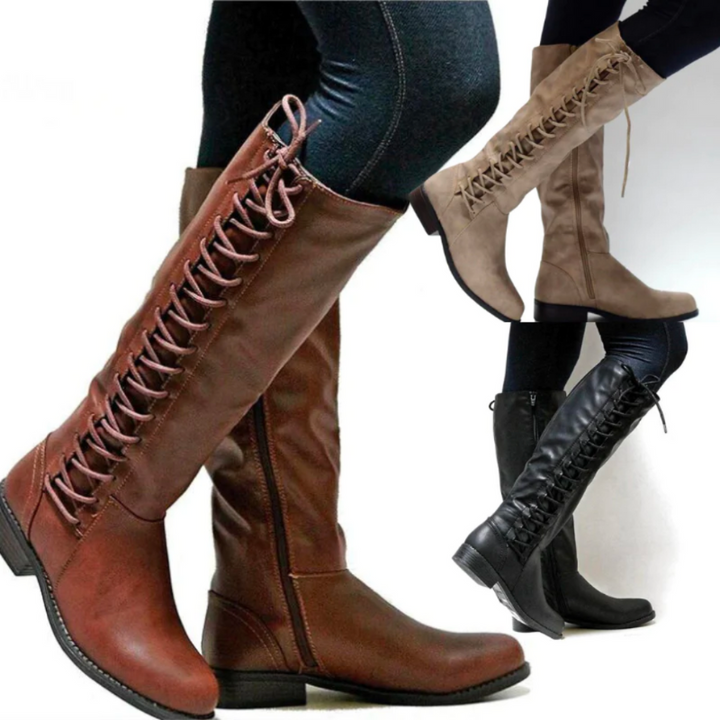 Women's Knee-High Boots - Stylish Everyday Footwear