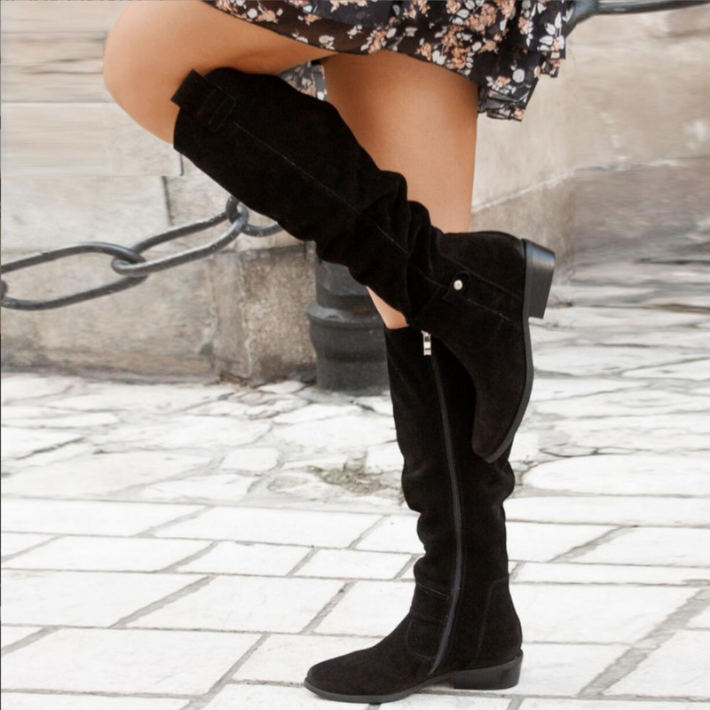 Women's Knee-High Boots - Stylish Footwear for All Seasons