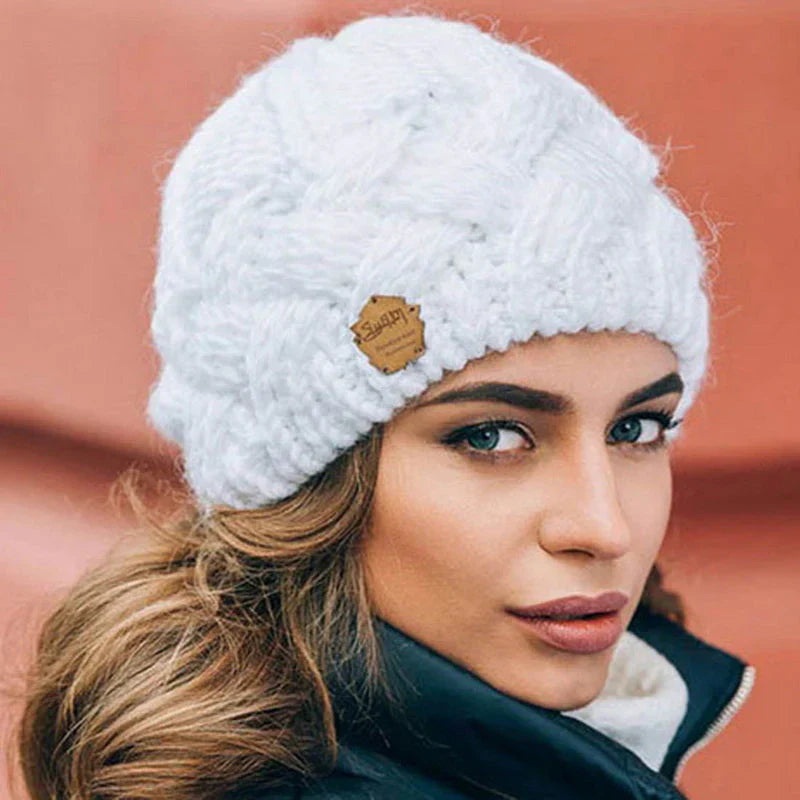 Women’s Knitted Winter Beanie – Stylish One-Size Hat