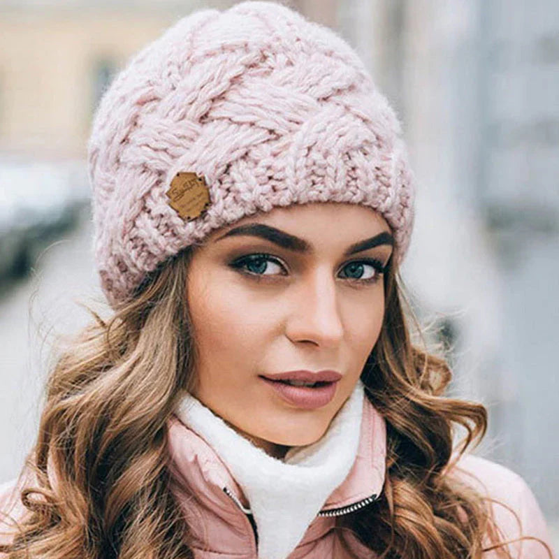 Women’s Knitted Winter Beanie – Stylish One-Size Hat