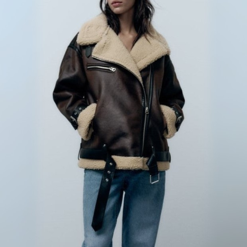 Women's Lapel Jacket – Stylish Water-Repellent Coat for All Seasons