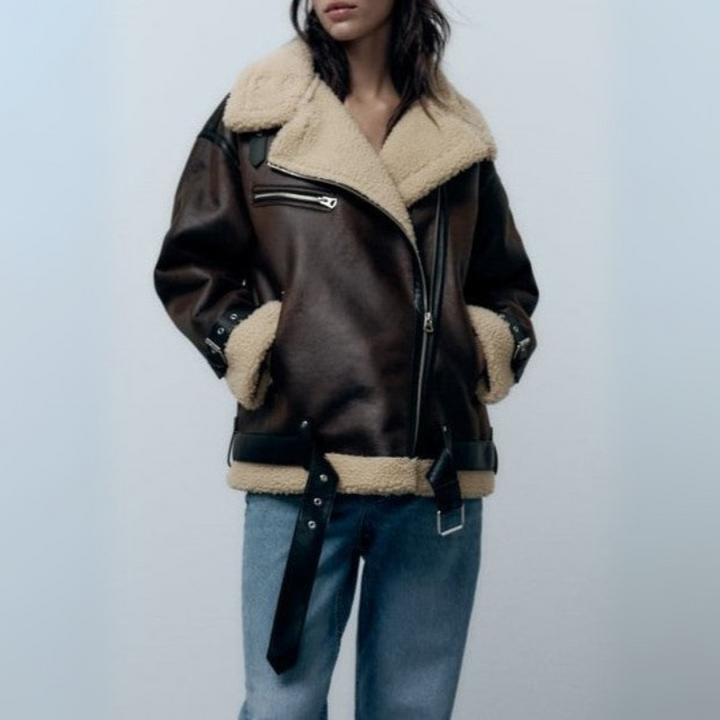 Women's Lapel Jacket – Stylish Water-Repellent Coat for All Seasons