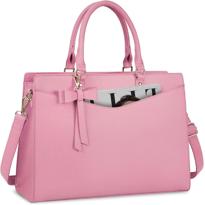Women's Laptop Tote Bag – Stylish Multi-Pocket Work & Travel