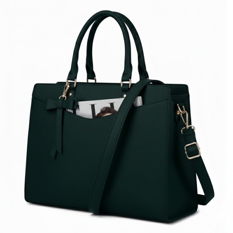 Women's Laptop Tote Bag – Stylish Multi-Pocket Work & Travel