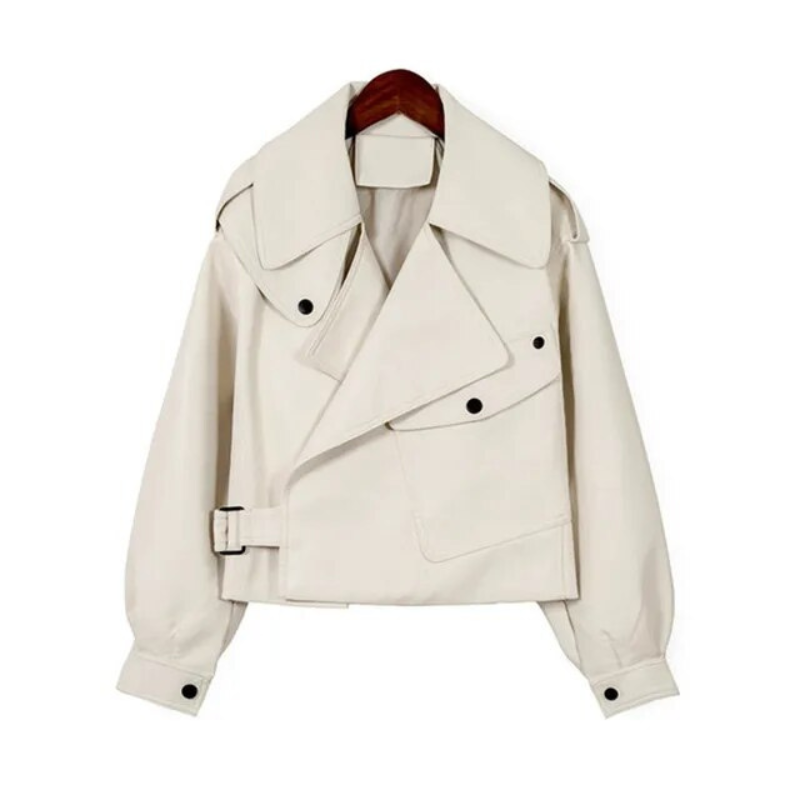 Women's Leather Jacket - Stylish Fit for Casual and Formal Wear
